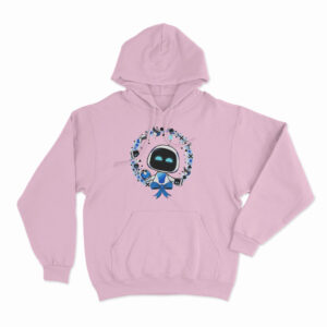 Astro Bot With Gaming Accessories Hoodie Pink 3xl