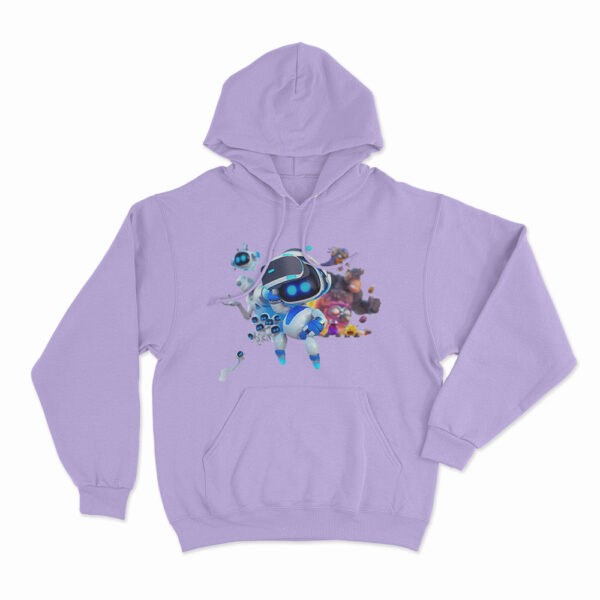 Astro Bot With Vr Headset Hoodie Purple 3xl