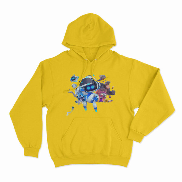 Astro Bot With Vr Headset Hoodie Yellow 3xl