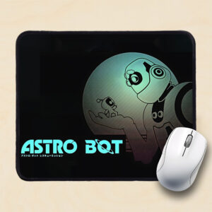 Robots With Astro Bot Logo Mouse Pad